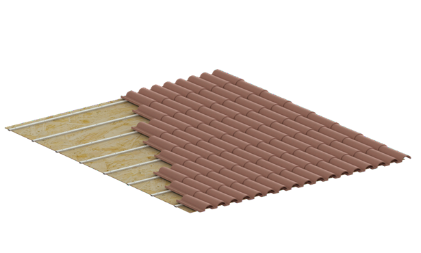 Sub-tile slat